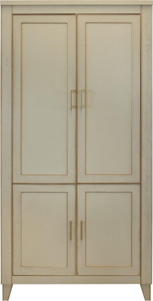 Шкаф для одежды 2д Амадей П6.635.1.08 (Античная темпера с золочением)