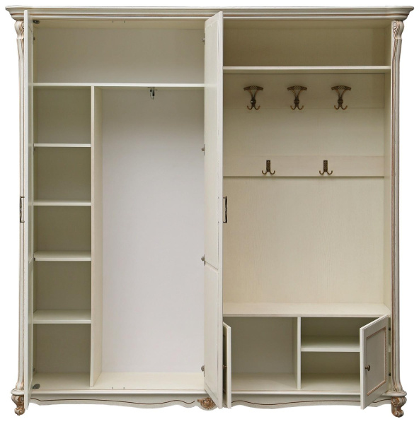 Шкаф комбинированный 4д Алези П1.350.3.12/П1.350.3.12-01 (П540.02з/П540.02з-01)