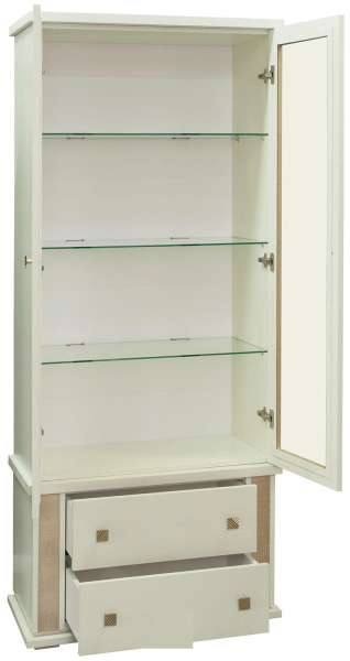 Шкаф с витриной Тунис П6.343.0.22 (П343.22Ш)