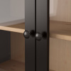 Шкаф витрина 3 ящика широкий Кымор Hemnes