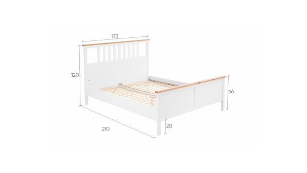 Кровать двуспальная Кымор Hemnes 160*200