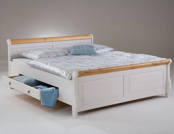 Кровать двуспальная Мальта с ящиками 140