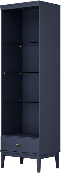 Шкаф с витриной Джали 1 дверь