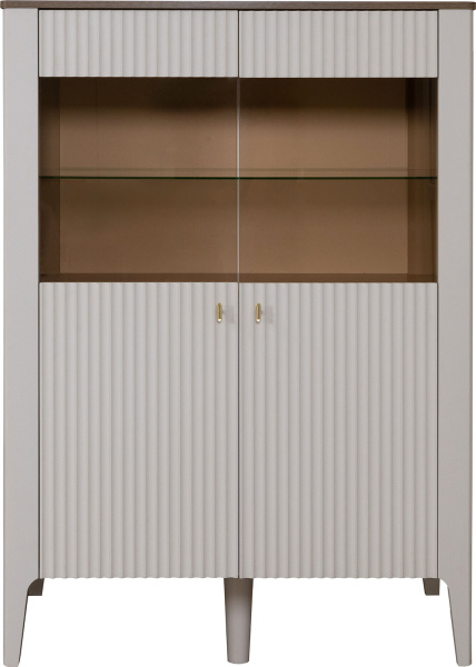 Шкаф 2д Шарли П6.116.0.03 (Шарли керамика + Жемчужный сатин)