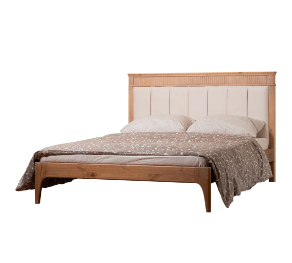 Кровать мягкая односпальная Вида №26 (800х1600 эмаль)