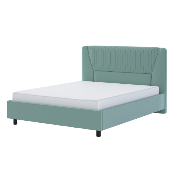 Кровать двуспальная 11М Вега Саксония (1400*2000 Зеленый)