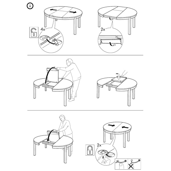 Стол круглый Кымор Hemnes Кантри