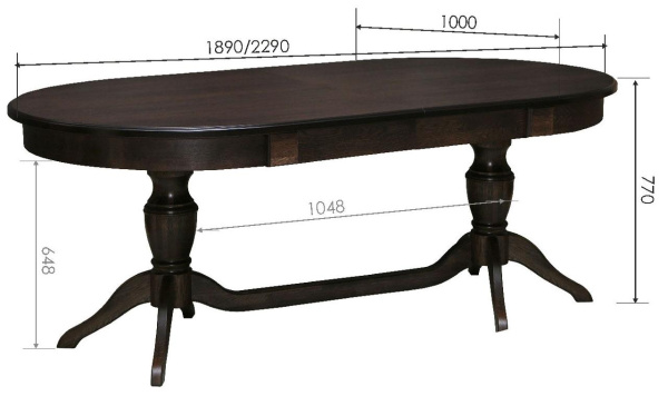 Стол обеденный Верди П4.487.4.14 (П106.08-01)