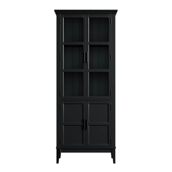 Шкаф для посуды Квадро-С 22GT-185 (Блэк 9)