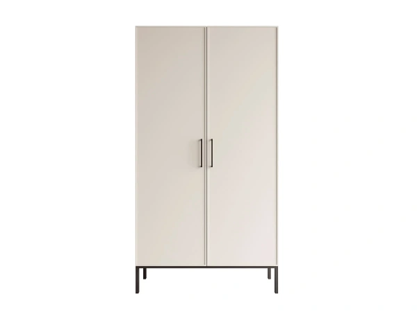 Шкаф двухдверный Nicole (Цвет Белый)