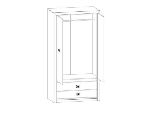 Шкаф КОЕН SZF2D2S