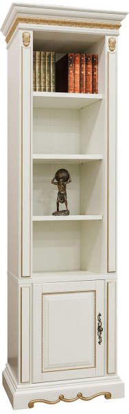 Шкаф комбинированный Милана 1 П4.265.2.15(396.15) (Черешня с золочением)