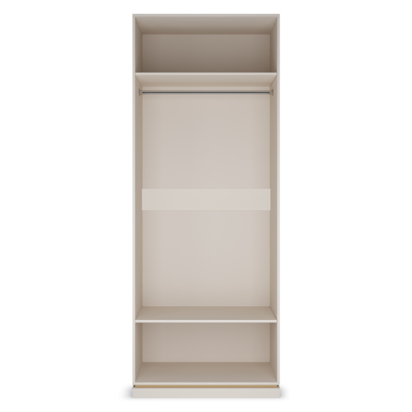 Шкаф 2-х дверный (корпус) Капри (Сатин)