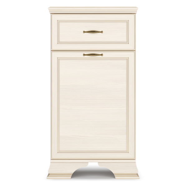 Тумба высокая 450 Сиена (Бодега Белый (Патина «Золото»))