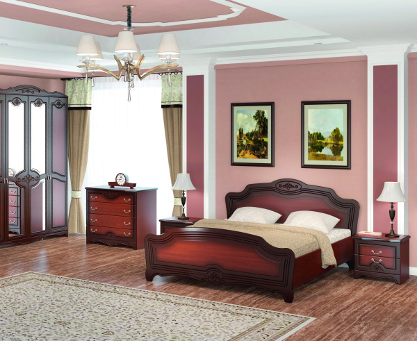 Тумба прикроватная Лотос 2 ящика