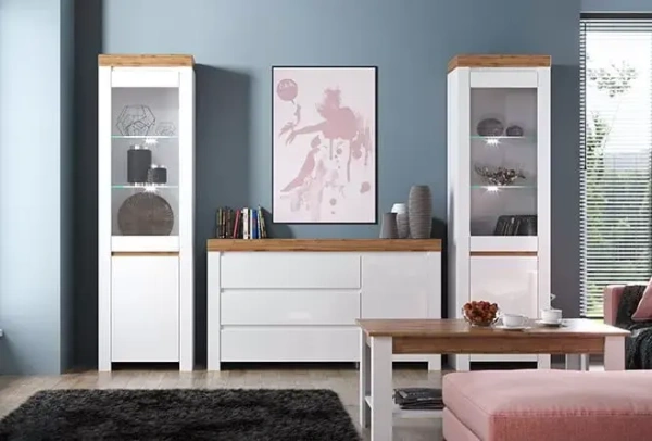 Шкаф с витриной  1V1D ТАУРУС