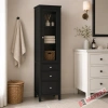 Шкаф для посуды Кантри Hemnes 13 ММЦ (Блек)