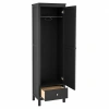 Шкаф для одежды Кантри Hemnes 11 ММЦ (Блек)