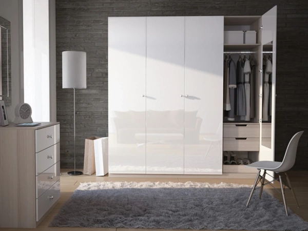 Шкаф Uno четырехдверный / глянец