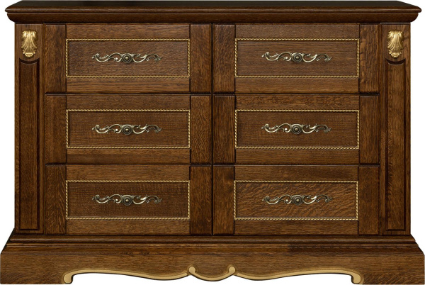 Тумба Милана 2я П4.265.2.31(396.31) (Черешня с золочением)