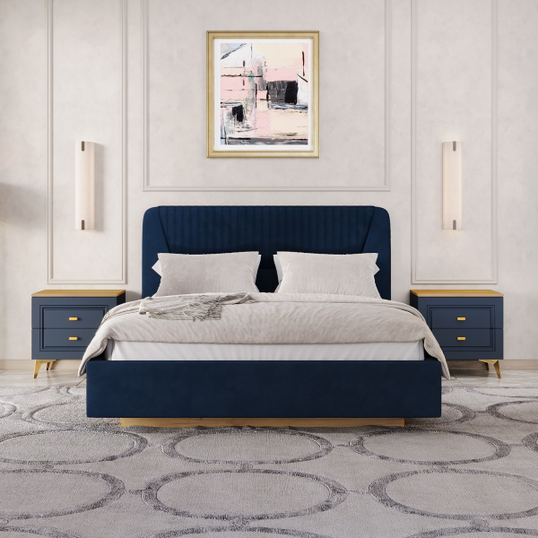 Кровать двуспальная 11М Вега Сапфир