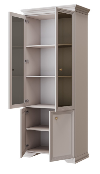 Шкав с витриной Орландо двухдверный