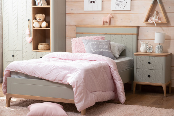 Кровать односпальная Вида №8