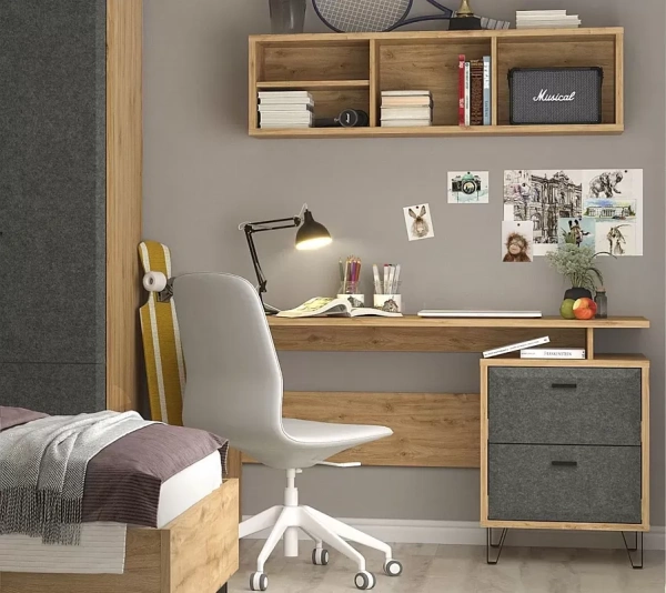 Стол письменный ГРЕЙС BIU2S