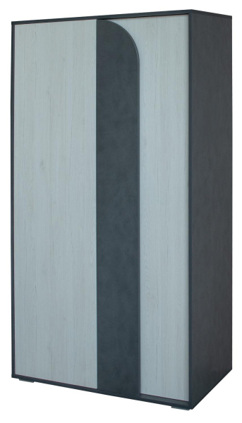 Шкаф для одежды 2д Челси Бум П3.0587.1.01 (Дуб Бордо лайт + Металл Бруклин)