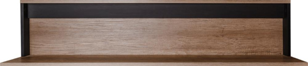 Полка навесная Каньон Лофт П3.0561.0.03 (Дуб Каньон+чёрный)