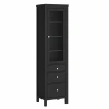 Шкаф для посуды Кантри Hemnes 13 ММЦ (Блек)