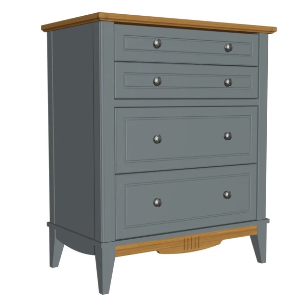 Комод 022 Пенни (Серый 7046/Антик 24)