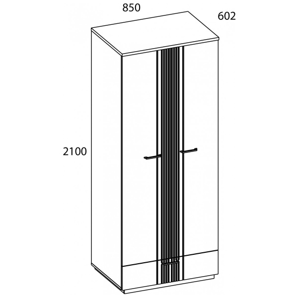 Шкаф 2DG1S МАТЕО