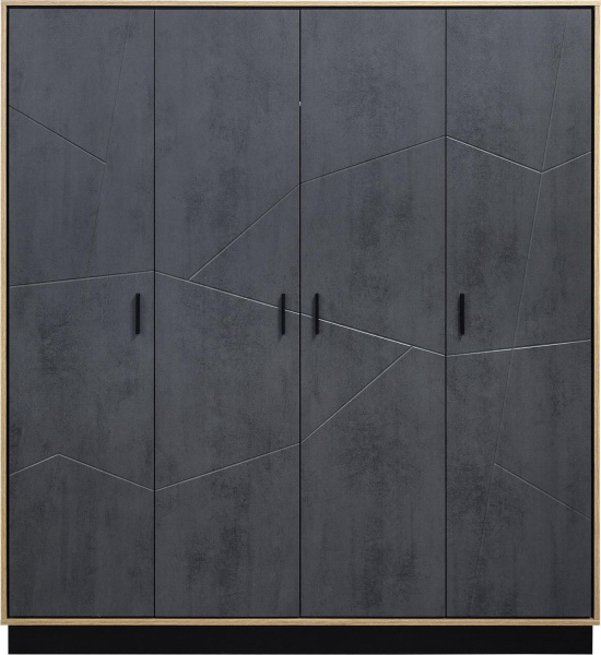 Шкаф 4-дверный для одежды Лайн