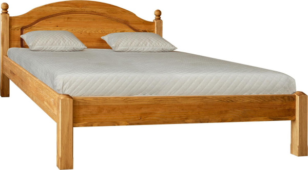 Кровать двойная Лотос БМ2.701.1.17/2.701.1.16 (Искусственное старение 1400*2000)