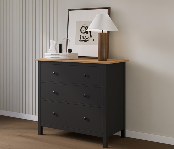 Комод 3 ящика Кымор Hemnes