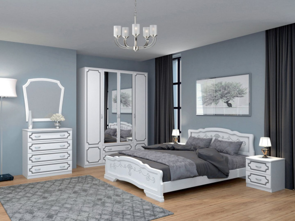 Тумба прикроватная Лак 2 ящика