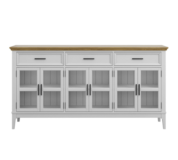 Тумба Квадро-С 063С (Белый лак + антик №24)