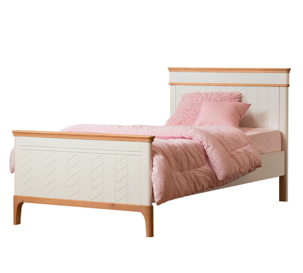 Кровать односпальная Вида №16 (800х1600 эмаль)