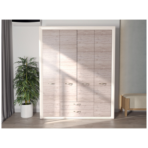 Шкаф 4D2S без зеркала ОЛИВИЯ