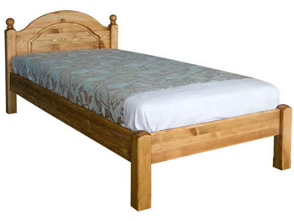 Кровать одинарная 1-09 Лотос БМ2.701.1.13 (Искусственное старение 900*2000)