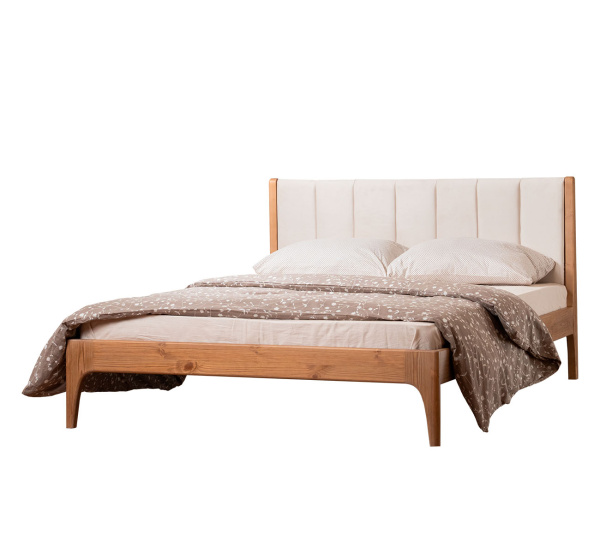 Кровать мягкая односпальная Вида №27 (800х1600 эмаль)