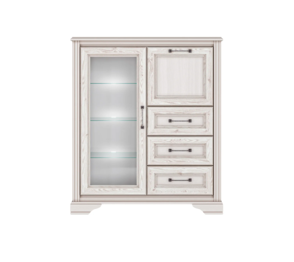 Тумба с подсветкой СТИЛИУС B169-KOM1W1B3S