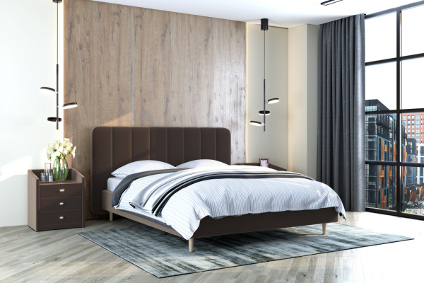 Кровать двуспальная Рино