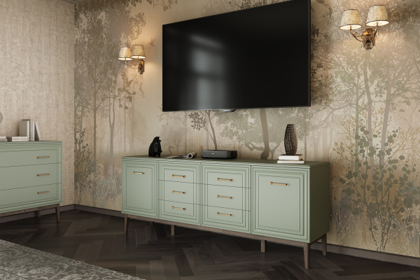 Комод Гориция 6 ящиков 2 двери