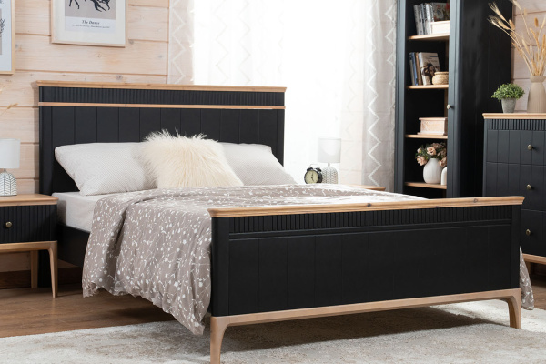 Кровать двуспальная Вида №18 (1400х1900/2000 эмаль)