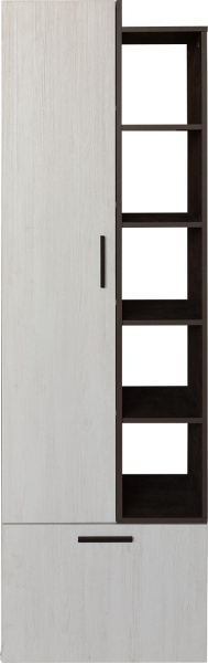 Шкаф комбинированный Луна П7.049.1.12 (Сосна рандерс + оникс)