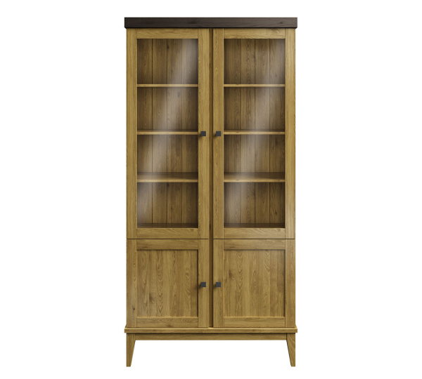 Шкаф для посуды Бон Вояж 22 (Антик 24/колониал(ФА))