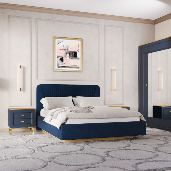 Кровать двуспальная 11М Вега Сапфир