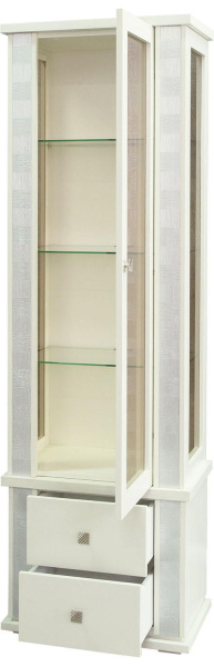 Шкаф с витриной Тунис П6.343.0.19 (П343.19-1Ш)